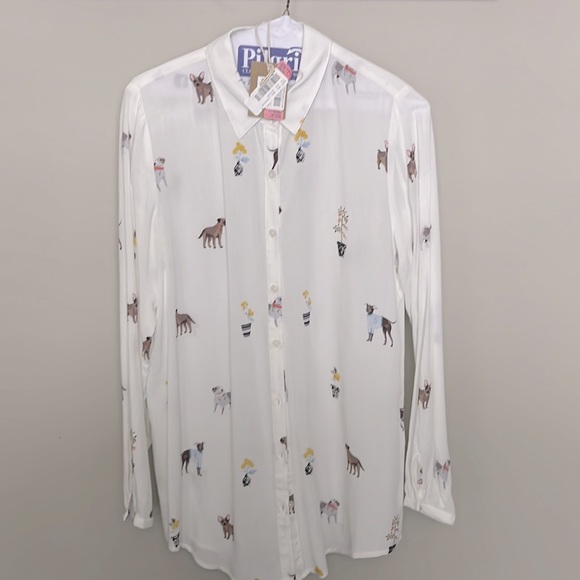 Joules Tops - NWT Joules Button Down Blouse - Size 6